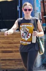 KRISTEN BELL Out for Lunch with a Friend in Los Feliz 08/03/2022 
