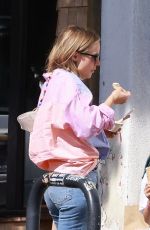 KRISTEN BELL Out for Pizza and Ice Cream in Los Feliz 08/29/2022