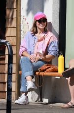 KRISTEN BELL Out for Pizza and Ice Cream in Los Feliz 08/29/2022