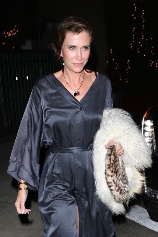 KRISTEN WIIG Out for Dinner in Santa Monica 08/06/2022
