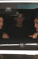 KYLIE and KENDALL JENNER Night Out in Brentwood 08/26/2022