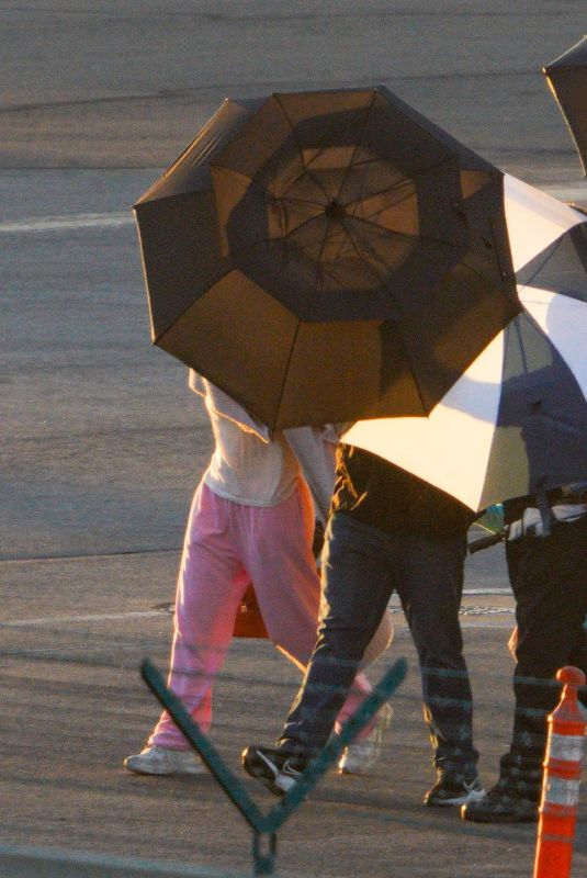 KYLIE JENNER and Travis Scott Arrives Back in Los Angeles 08/12/2022