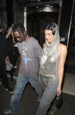 KYLIE JENNER and Travis Scott Leaves Their Hotel in London 08/07/2022
