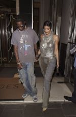 KYLIE JENNER and Travis Scott Leaves Their Hotel in London 08/07/2022