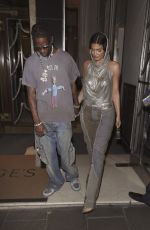 KYLIE JENNER and Travis Scott Leaves Their Hotel in London 08/07/2022