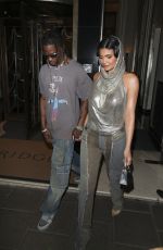 KYLIE JENNER and Travis Scott Leaves Their Hotel in London 08/07/2022