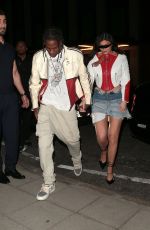 KYLIE JENNER and Travis Scott Night Out in London 08/06/2022