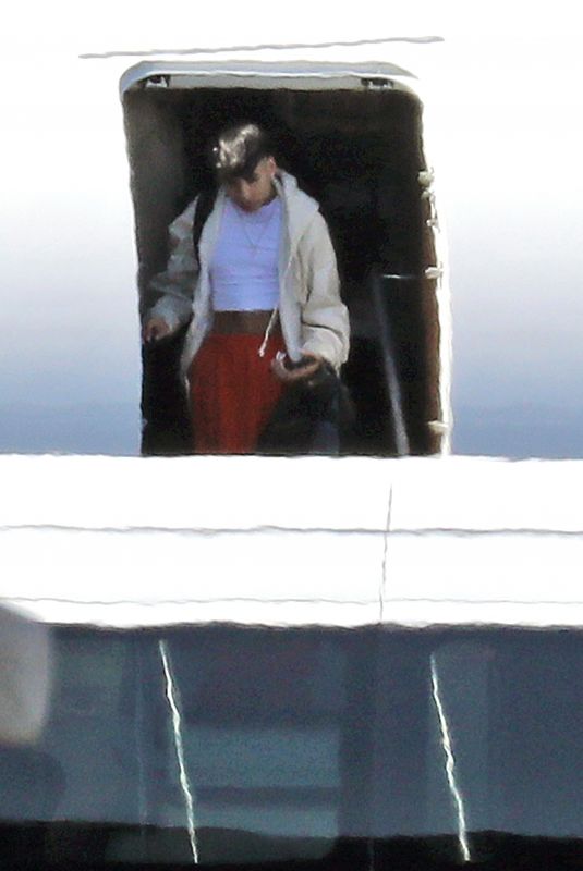 KYLIE JENNER Arrives at Milan Airport by Private Jet 08/02/2022