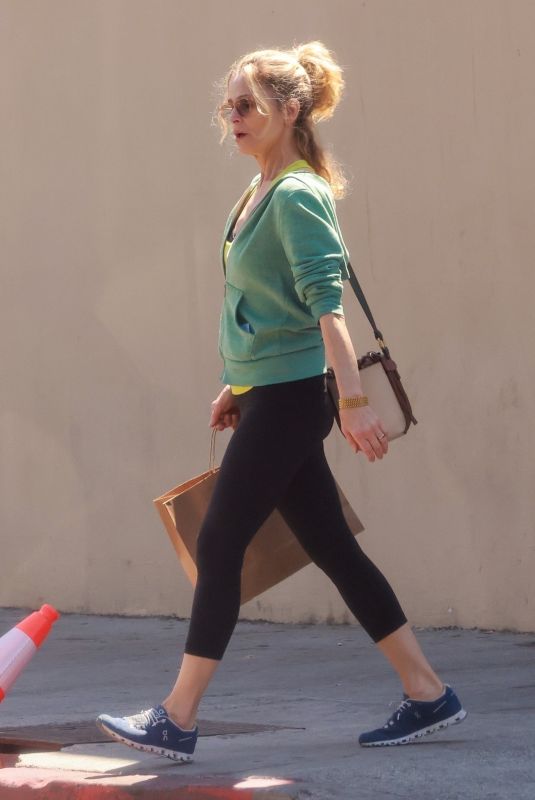 KYRA SEDGWICK Out and About in Los Feliz 08/28/2022