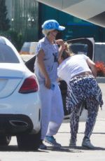 LADY GAGA  Boarding a Private Jet in Los Angeles 08/05/2022
