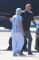 LADY GAGA  Boarding a Private Jet in Los Angeles 08/05/2022