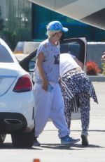 LADY GAGA  Boarding a Private Jet in Los Angeles 08/05/2022