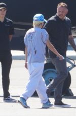 LADY GAGA  Boarding a Private Jet in Los Angeles 08/05/2022