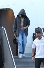 LADY GAGA Landing in Boston Ahead of Her Fenway Park Concert 08/16/2022