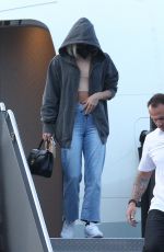 LADY GAGA Landing in Boston Ahead of Her Fenway Park Concert 08/16/2022