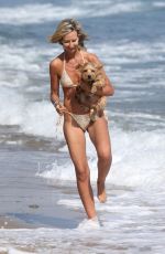 LADY VICTORIA HERVEY in Bikini at a Beach in Malibu 08/19/2022