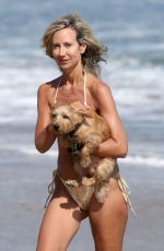 LADY VICTORIA HERVEY in Bikini at a Beach in Malibu 08/19/2022
