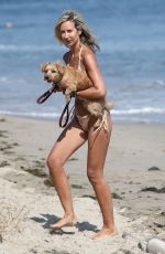 LADY VICTORIA HERVEY in Bikini at a Beach in Malibu 08/19/2022