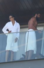 LAIS RIBEIRO and Joakim Noah at Hotel Balcony in Ipanema 08/01/2022