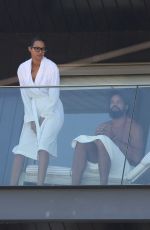 LAIS RIBEIRO and Joakim Noah at Hotel Balcony in Ipanema 08/01/2022