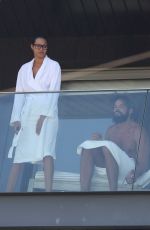 LAIS RIBEIRO and Joakim Noah at Hotel Balcony in Ipanema 08/01/2022