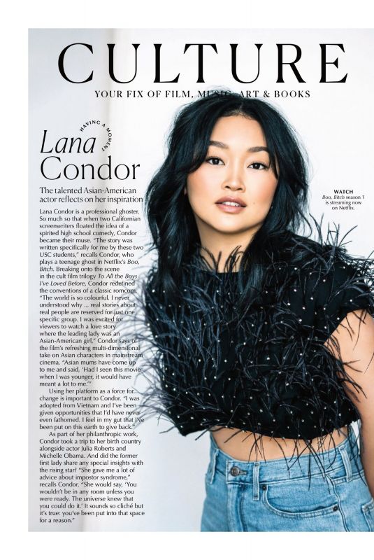 LANA CONDOR in Marie Claire Magazine, Australia September 2022