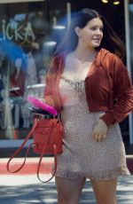 LANA DEL REY Out for Brunch in Bel Air 08/28/2022