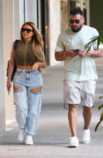 LARSA PIPPEN Out Shopping at Bal Harbour Shops in Miami 08/09/2022