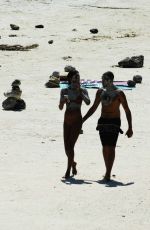 LAURA HARRIER and Sam Jarou at a Beach in Pantelleria 07/29/2022
