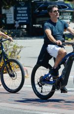 LAUREN SILVERMAN and Simon Cowell at a Bike Ride in Malibu 08/06/2022