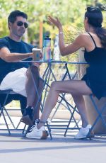 LAUREN SILVERMAN and Simon Cowell at a Bike Ride in Malibu 08/06/2022