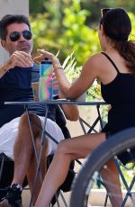LAUREN SILVERMAN and Simon Cowell at a Bike Ride in Malibu 08/06/2022