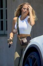 LEANN RIMES Leaves a Hair Salon in Beverly Hills 08/03/2022