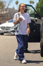 LENI KLUM Out for Lunch with Friend at Matsuhisa in Beverly Hills 08/17/2022
