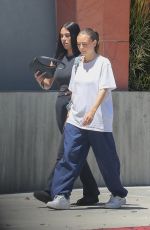 LENI KLUM Out for Lunch with Friend at Matsuhisa in Beverly Hills 08/17/2022