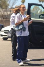 LENI KLUM Out for Lunch with Friend at Matsuhisa in Beverly Hills 08/17/2022