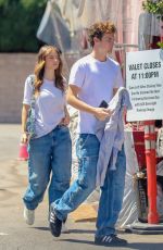 LENI KLUM Out for Lunch with Her Boyfriend in Beverly Hills 08/22/2022