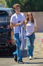 LENI KLUM Out for Lunch with Her Boyfriend in Beverly Hills 08/22/2022