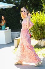 LESLIE MANN Arrives at Day of Indulgence Party in Brentwood 08/14/2022