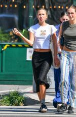 LILA GRACE MOSS Out with Friend in New York 08/29/2022