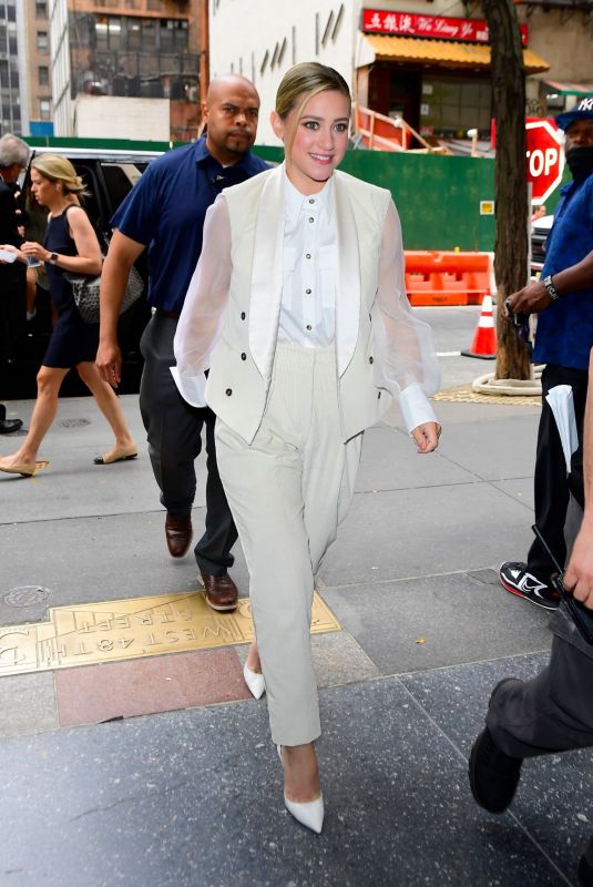LILI REINHART Arrives at Today Show in New York 08/10/2022
