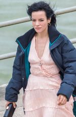 LILY ALLEN and Freema Agyeman on the Set of Dreamland in Margate 07/25/2022