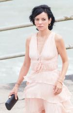 LILY ALLEN and Freema Agyeman on the Set of Dreamland in Margate 07/25/2022