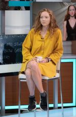 LILY COLE at Good Morning Britain TV Show in London 08/15/2022