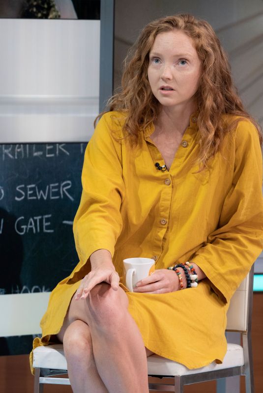 LILY COLE at Good Morning Britain TV Show in London 08/15/2022