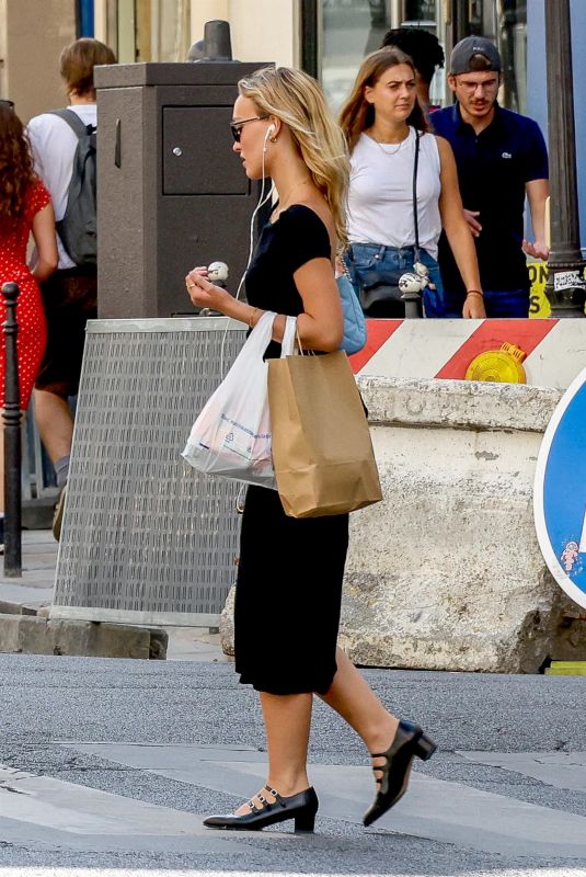 LILY-ROSE DEPP Out Shopping at Franprix in Paris 08/26/2022