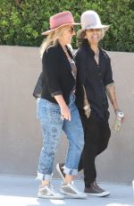 LINDA PERRY Out with Friend in Los Angeles 08/12/2022