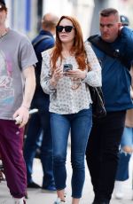 LINDSAY LOHAN and Bader Shammas Out for Drinks in London 08/28/2022