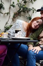 LINDSAY LOHAN and Bader Shammas Out for Drinks in London 08/28/2022
