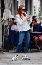 LINDSAY LOHAN and Bader Shammas Out for Drinks in London 08/28/2022
